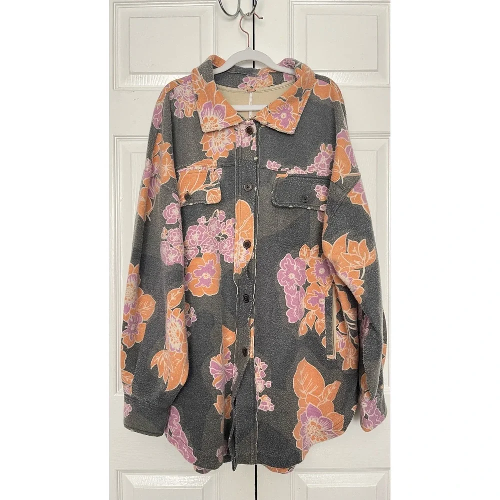 NEW Free People Printed Ruby Jacket - Picture 4 of 11